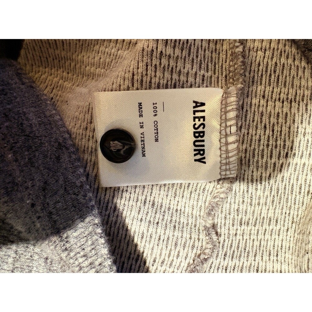 Alesbury Men's Heritage Style Henley Thermal Shirt Sz XL Gray 1/4 Zip Elevarted - Picture 11 of 12
